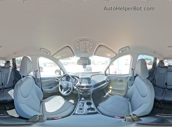 5NMS33ADXKH054816 2019 HYUNDAI SANTA Gray 
