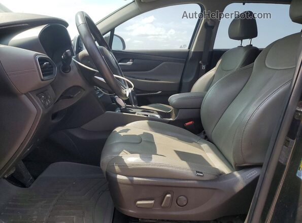 5NMS33ADXKH078601 2019 HYUNDAI SANTA Charcoal Vista interior delantera