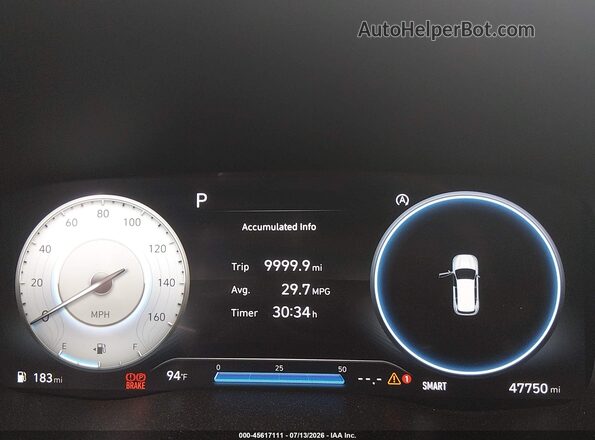 5NMS34AJ0NH406866 2022 HYUNDAI SANTA FE Синий Вид задних сидений