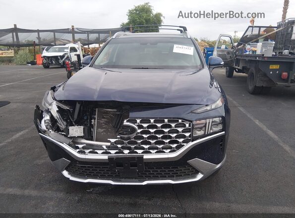 5NMS34AJ0NH406866 2022 HYUNDAI SANTA FE Синий Вид щитка приборов