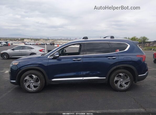 5NMS34AJ0NH406866 2022 HYUNDAI SANTA FE Синий Панорамный вид салона 360°