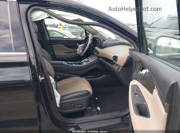 5NMS34AJ0NH438152 2022 HYUNDAI SANTA FE Black Vista interior delantera