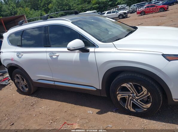 5NMS34AJ1NH432635 2022 HYUNDAI SANTA FE White Rear interior view