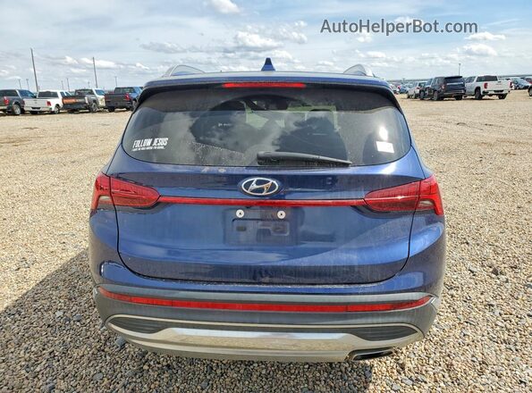 5NMS34AJ2MH311580 2021 HYUNDAI SANTA Синий Вид сзади