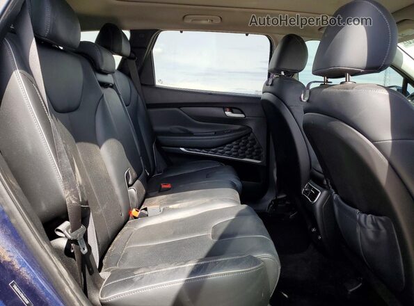 5NMS34AJ2MH311580 2021 HYUNDAI SANTA Синий Вид задней части салона