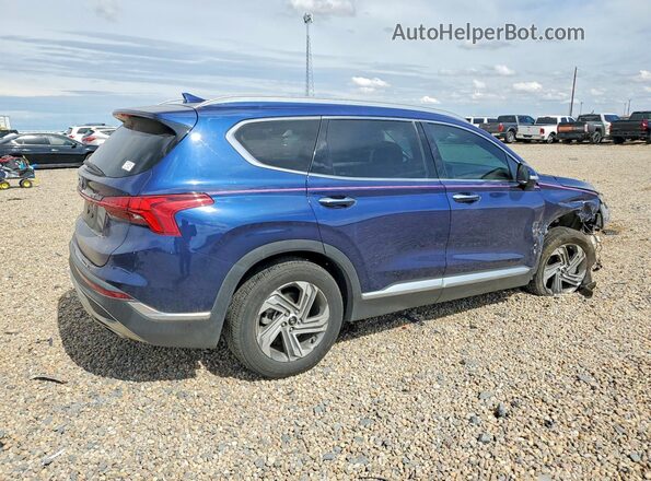 5NMS34AJ2MH311580 2021 HYUNDAI SANTA Синий Задняя правая четверть