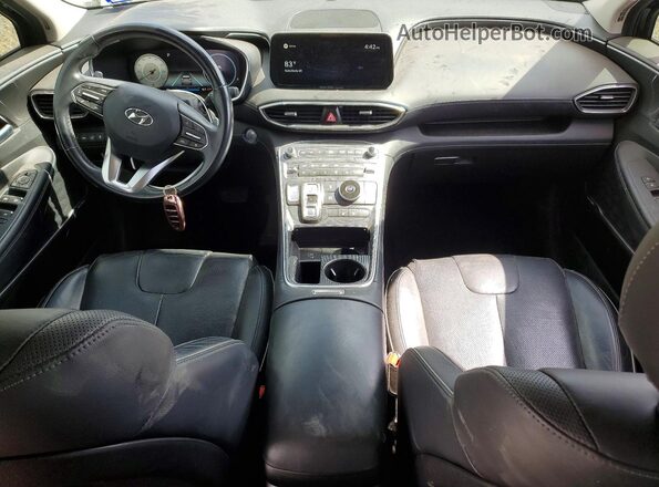 5NMS34AJ2MH311580 2021 HYUNDAI SANTA Синий Вид панели приборов