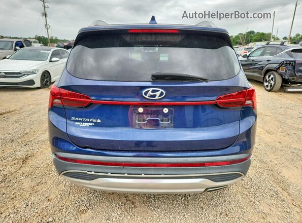 5NMS34AJ2MH333546 2021 HYUNDAI SANTA Blue Հետևի տեսք