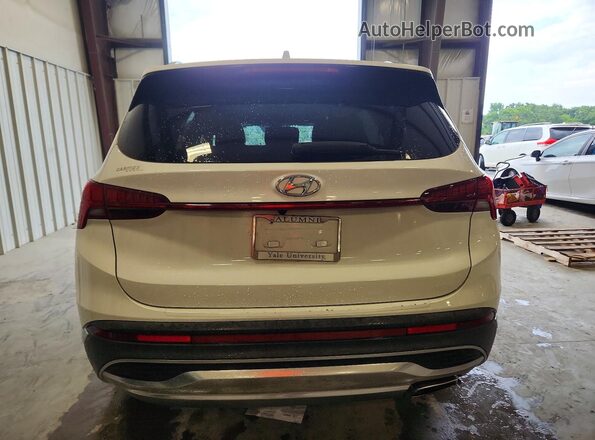 5NMS34AJ2MH341775 2021 HYUNDAI SANTA White უკანა ხედი