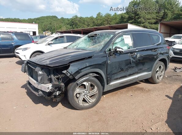 5NMS34AJ2PH530799 2023 HYUNDAI SANTA FE Black Առջևի ձախ երեք քառորդ տեսարան