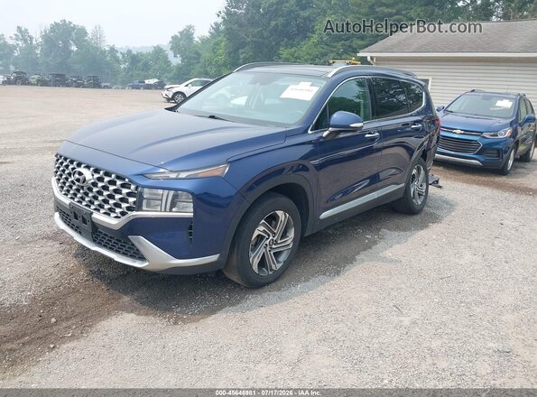 5NMS34AJ3PH560491 2023 HYUNDAI SANTA FE Blue Առջևի ձախ երեք քառորդ տեսարան