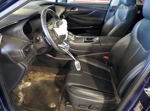 5NMS34AJ7PH516297 2023 HYUNDAI SANTA Blue Front interior view