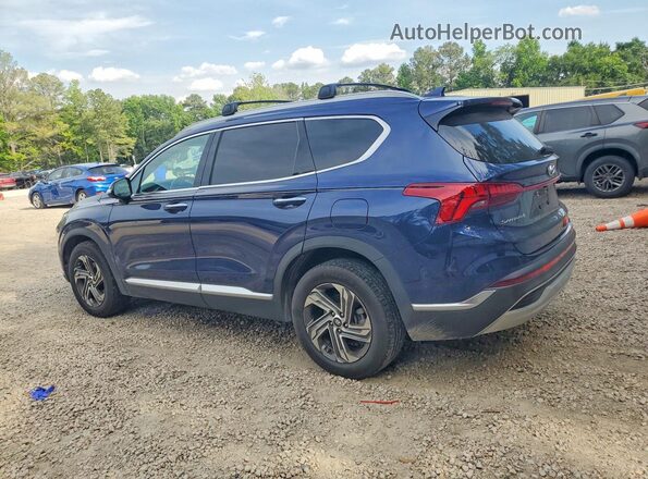 5NMS34AJ9NH406901 2022 HYUNDAI SANTA Синий Задняя левая четверть