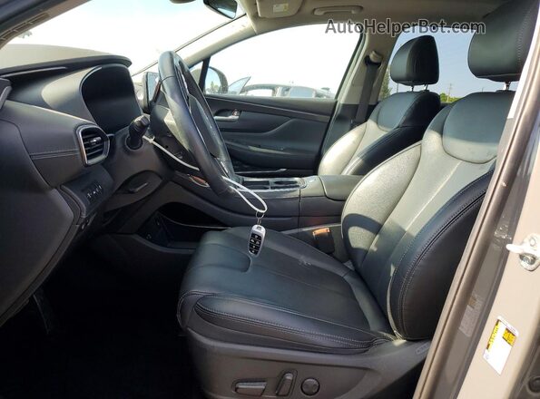 5NMS34AJ9PH569440 2020 HYUNDAI SANTA Gray წინა სალონის ხედი