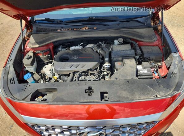 5NMS3CAA0LH184319 2020 HYUNDAI SANTA Orange Սալոնի հետևի տեսք