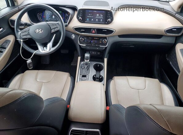 5NMS3CAA2LH299679 2020 HYUNDAI SANTA White Vista del salpicadero