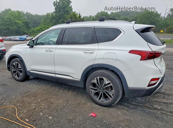 5NMS3CAA2LH299679 2020 HYUNDAI SANTA White Trasero izquierdo