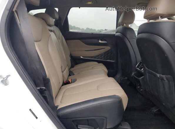 5NMS3CAA2LH299679 2020 HYUNDAI SANTA White Vista interior trasera