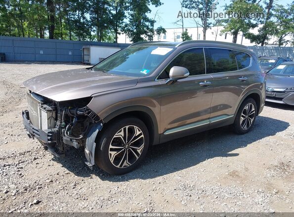 5NMS3CAA3LH207480 2020 HYUNDAI SANTA FE Бежевый Передняя левая четверть