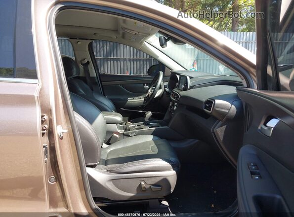 5NMS3CAA3LH207480 2020 HYUNDAI SANTA FE Бежевый Вид салона спереди