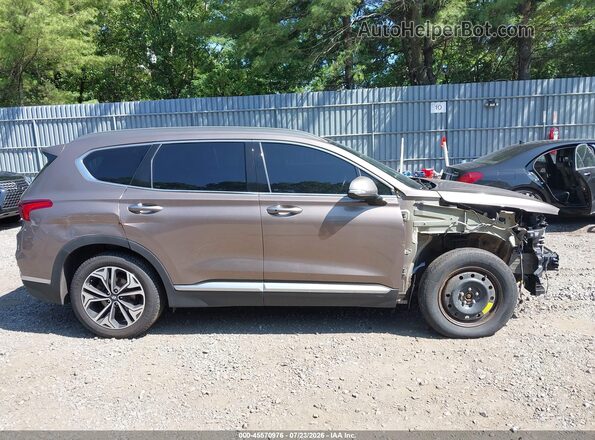 5NMS3CAA3LH207480 2020 HYUNDAI SANTA FE Бежевый Вид задней части салона