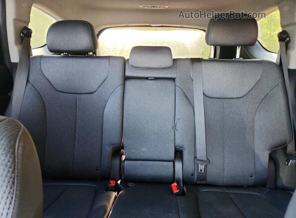 5NMS3CAA4KH090913 2019 HYUNDAI SANTA Burgundy უკანა სავარძლების ხედი