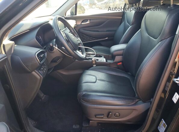 5NMS3CAA5LH277918 2020 HYUNDAI SANTA Black Widok wnętrza z przodu