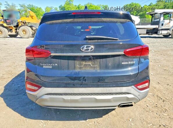 5NMS3CAA5LH277918 2020 HYUNDAI SANTA Black Widok z tyłu