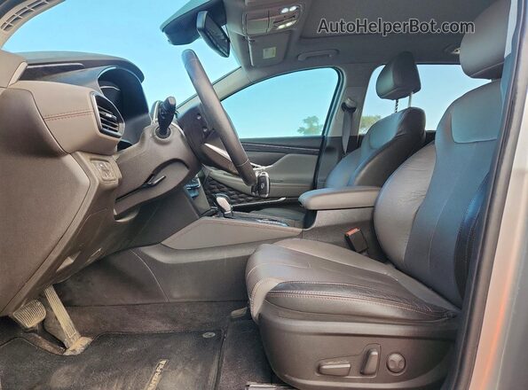 5NMS3CAA6LH208218 2020 HYUNDAI SANTA Silver Front interior view