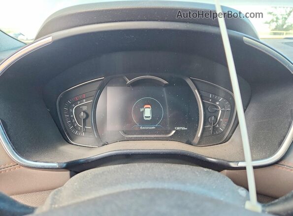 5NMS3CAA6LH208218 2020 HYUNDAI SANTA Silver Instrument cluster view
