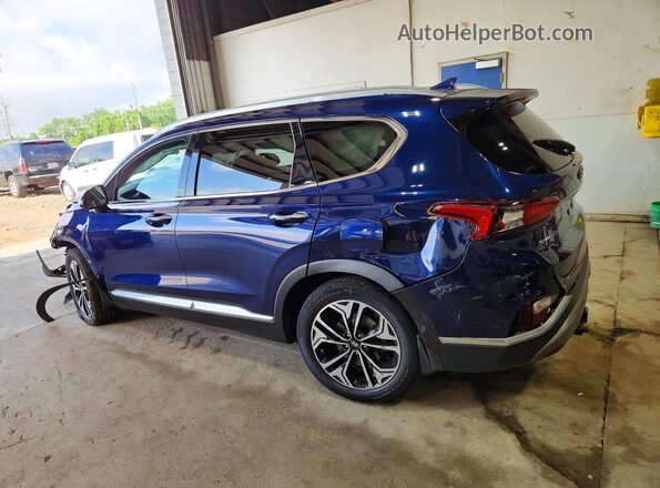 5NMS3CAA6LH259279 2020 HYUNDAI SANTA Blue Rear left