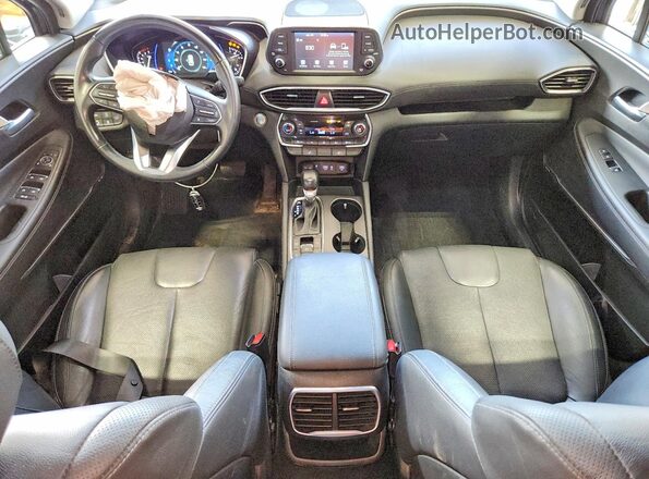 5NMS3CAA6LH259279 2020 HYUNDAI SANTA Blue Dashboard view