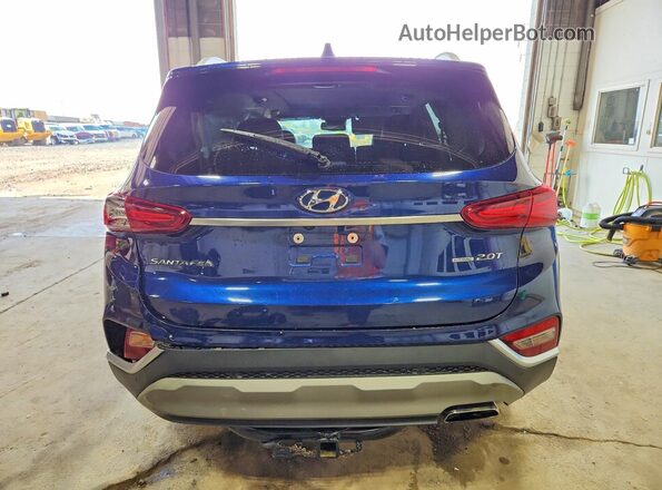 5NMS3CAA6LH259279 2020 HYUNDAI SANTA Blue Rear view