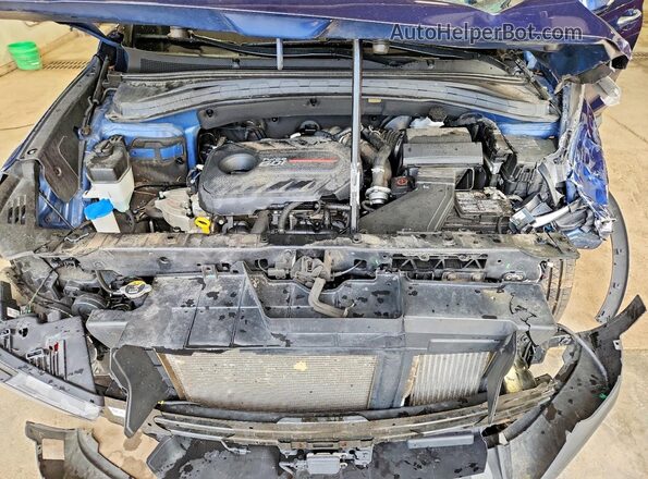 5NMS3CAA6LH259279 2020 HYUNDAI SANTA Blue Engine compartment view
