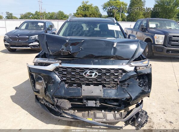 5NMS3CAA7LH248338 2020 HYUNDAI SANTA FE Black Rear interior view