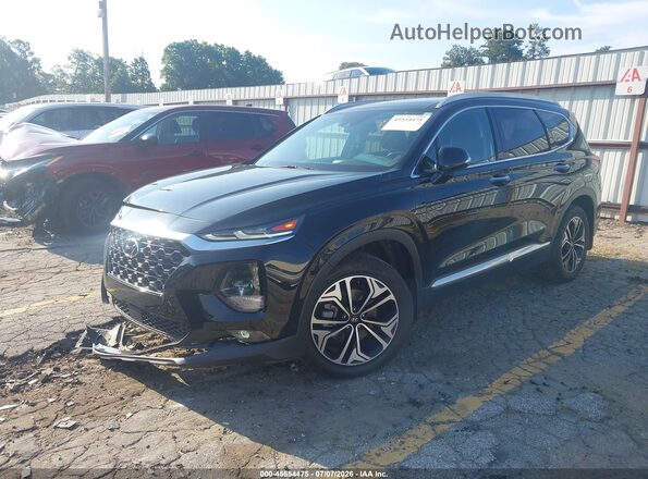 5NMS3CAAXLH294181 2020 HYUNDAI SANTA FE Черный Передняя левая четверть