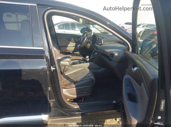 5NMS3CAAXLH294181 2020 HYUNDAI SANTA FE Черный Вид салона спереди