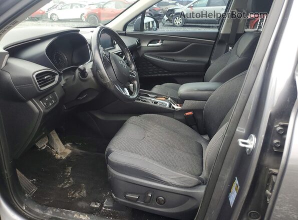 5NMS3CAD2KH007912 2019 HYUNDAI SANTA Gray Vista interior delantera