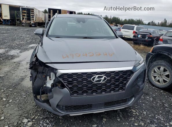 5NMS3CAD2KH007912 2019 HYUNDAI SANTA Gray Vista frontal