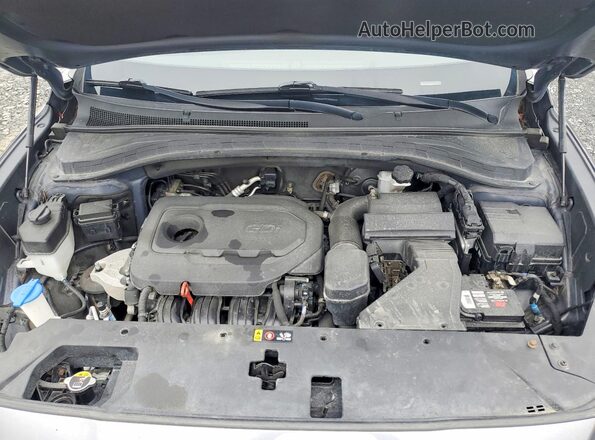 5NMS3CAD2KH007912 2019 HYUNDAI SANTA Gray Vista del compartimento del motor