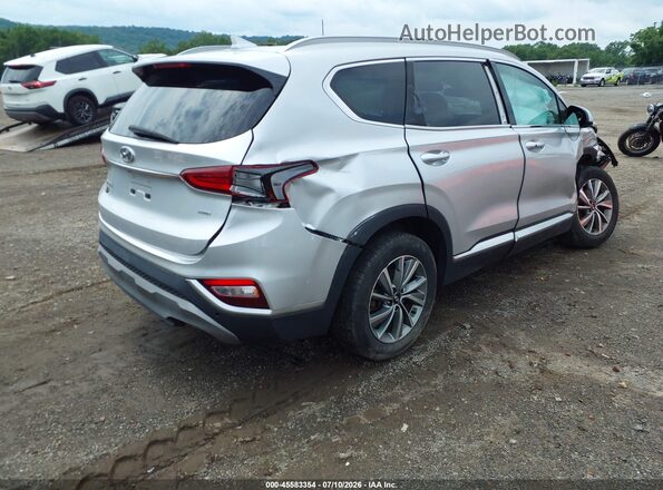 5NMS3CAD2KH023947 2019 HYUNDAI SANTA FE Silver Rear right