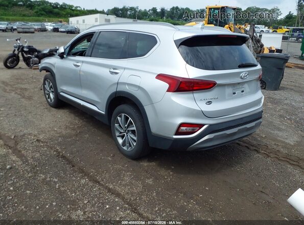5NMS3CAD2KH023947 2019 HYUNDAI SANTA FE Silver Rear left