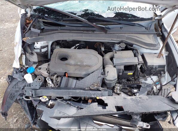 5NMS3CAD2KH023947 2019 HYUNDAI SANTA FE Silver Rear view