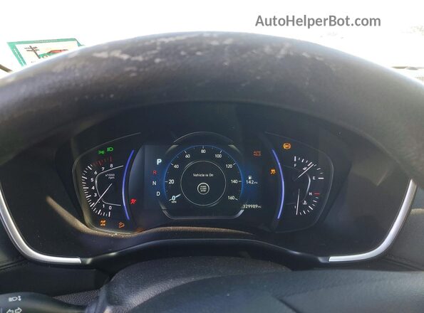 5NMS3CAD2KH113311 2019 HYUNDAI SANTA Белый Вид щитка приборов