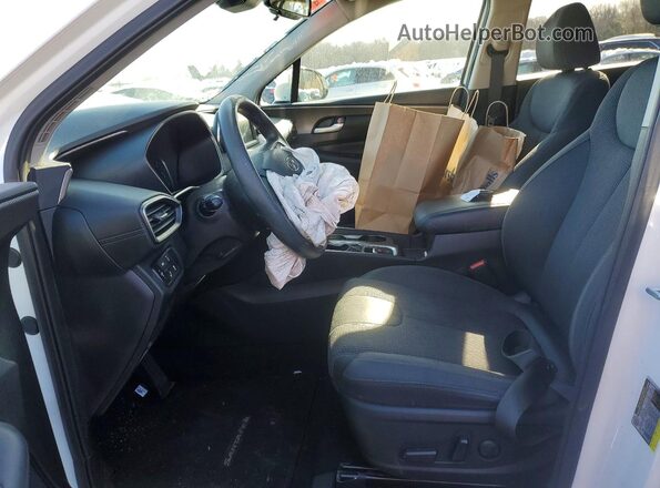 5NMS3CAD2KH113311 2019 HYUNDAI SANTA Белый Вид салона спереди