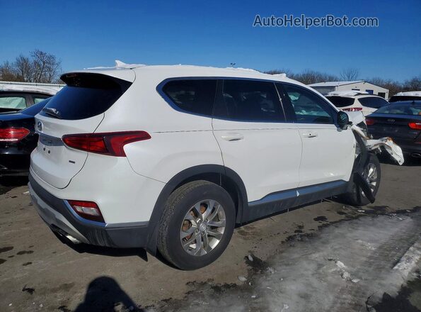 5NMS3CAD2KH113311 2019 HYUNDAI SANTA Белый Задняя правая четверть