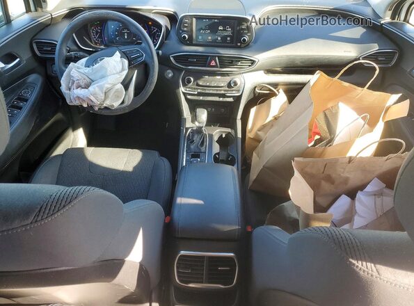 5NMS3CAD2KH113311 2019 HYUNDAI SANTA Белый Вид панели приборов