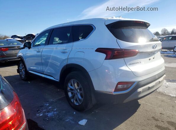 5NMS3CAD2KH113311 2019 HYUNDAI SANTA Белый Задняя левая четверть