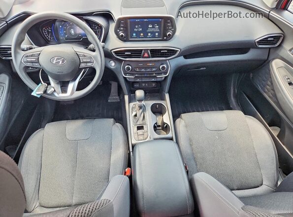 5NMS3CAD2LH235989 2020 HYUNDAI SANTA Red Vista del salpicadero