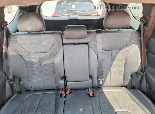 5NMS3CAD2LH235989 2020 HYUNDAI SANTA Red Vista de los asientos traseros